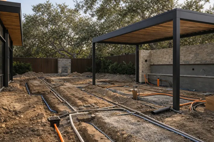 Installing Utilities & Lighting