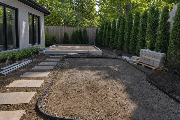 Building the Base with Hardscape