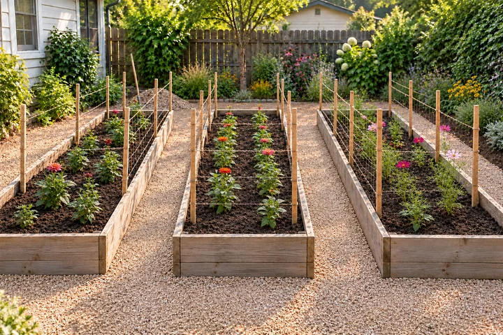 Backyard cut-flower garden: Planting