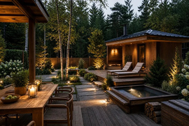 Family dacha full-property concept: Final styling