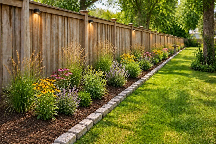 Pollinator fence strip: Final styling