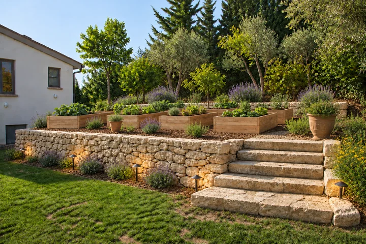 Split-level edible slope: Final styling